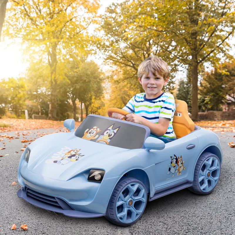 Bluey Licensed 12V Battery-Powered Convertible Ride-On for Kids Magic Cars Variant 0