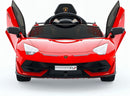 12V Licensed Lamborghini Ride-On Car with Remote Control and Hydraulic Doors in Red Magic Cars 6