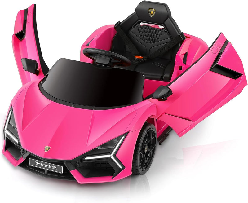 Licensed Lamborghini Electric Ride-On Car for Kids with Scissor Doors and Remote Control Magic Cars 9