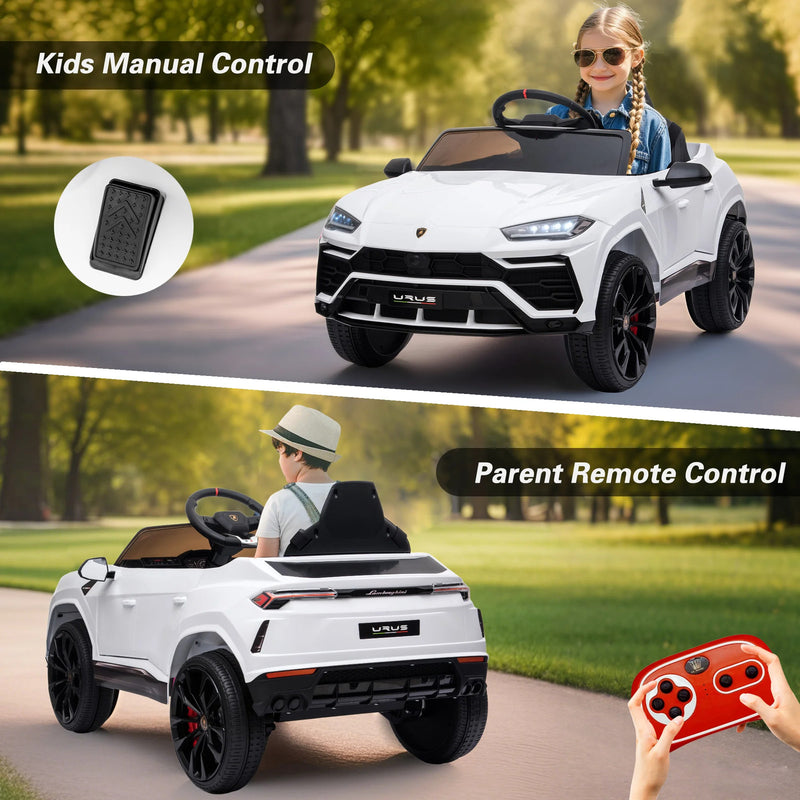 Licensed Lamborghini Urus 12V Battery-Powered Electric Ride-On Truck Toy Magic Cars 3