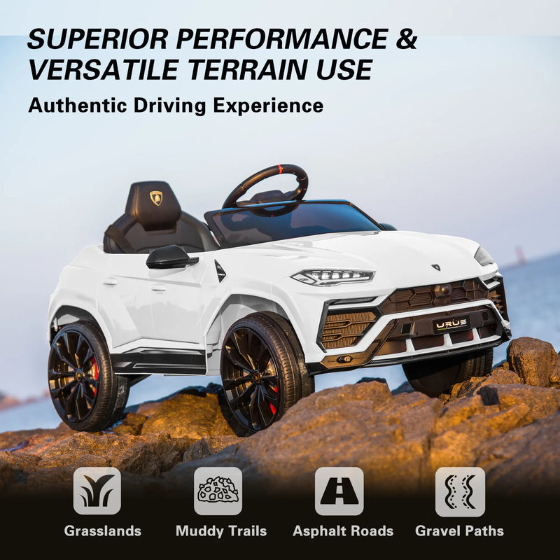 Licensed Lamborghini Urus 12V Battery-Powered Electric Ride-On Truck Toy Magic Cars 6