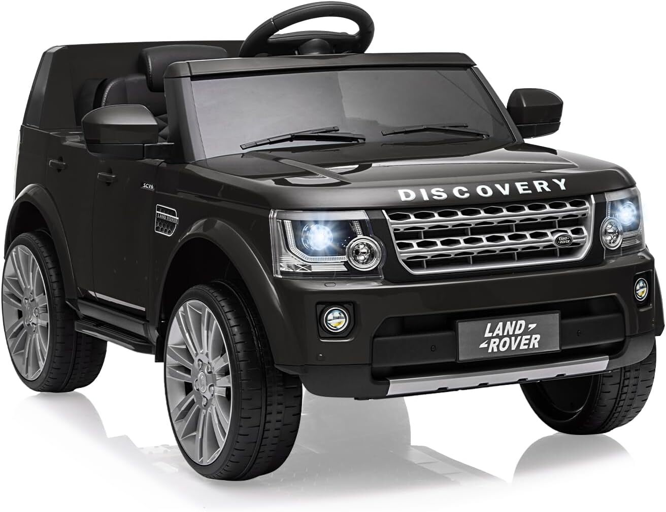 Licensed Land Rover Ride-On Car with Parent Remote Control and Shock A