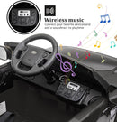 Licensed Land Rover Ride-On Car with Parent Remote Control and Shock Absorbers for Kids Black Magic Cars 5