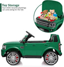 Licensed Land Rover Ride-On Car with Parent Remote Control and Shock Absorbers for Kids Green Magic Cars 2