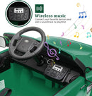 Licensed Land Rover Ride-On Car with Parent Remote Control and Shock Absorbers for Kids Green Magic Cars 3
