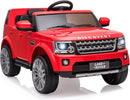 Licensed Land Rover Red Ride-On Car with Parent Remote Control and Shock Absorbers for Kids Magic Cars 0