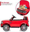 Licensed Land Rover Red Ride-On Car with Parent Remote Control and Shock Absorbers for Kids Magic Cars 4