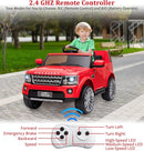 Licensed Land Rover Red Ride-On Car with Parent Remote Control and Shock Absorbers for Kids Magic Cars 6