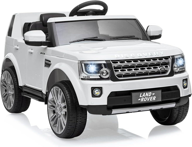 Licensed Land Rover Ride-On Car with Parent Remote Control and Shock Absorbers for Kids with Music Magic Cars 0