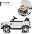 Licensed Land Rover Ride-On Car with Parent Remote Control and Shock Absorbers for Kids with Music Magic Cars 4