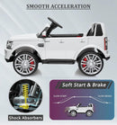 Licensed Land Rover Ride-On Car with Parent Remote Control and Shock Absorbers for Kids with Music Magic Cars 5
