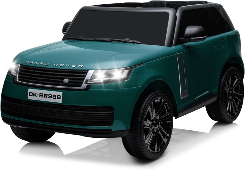 Licensed Land Rover Ride-On Car for Kids 2-Seater with Remote Control Green Magic Cars 0
