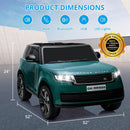 Licensed Land Rover Ride-On Car for Kids 2-Seater with Remote Control Green Magic Cars 1