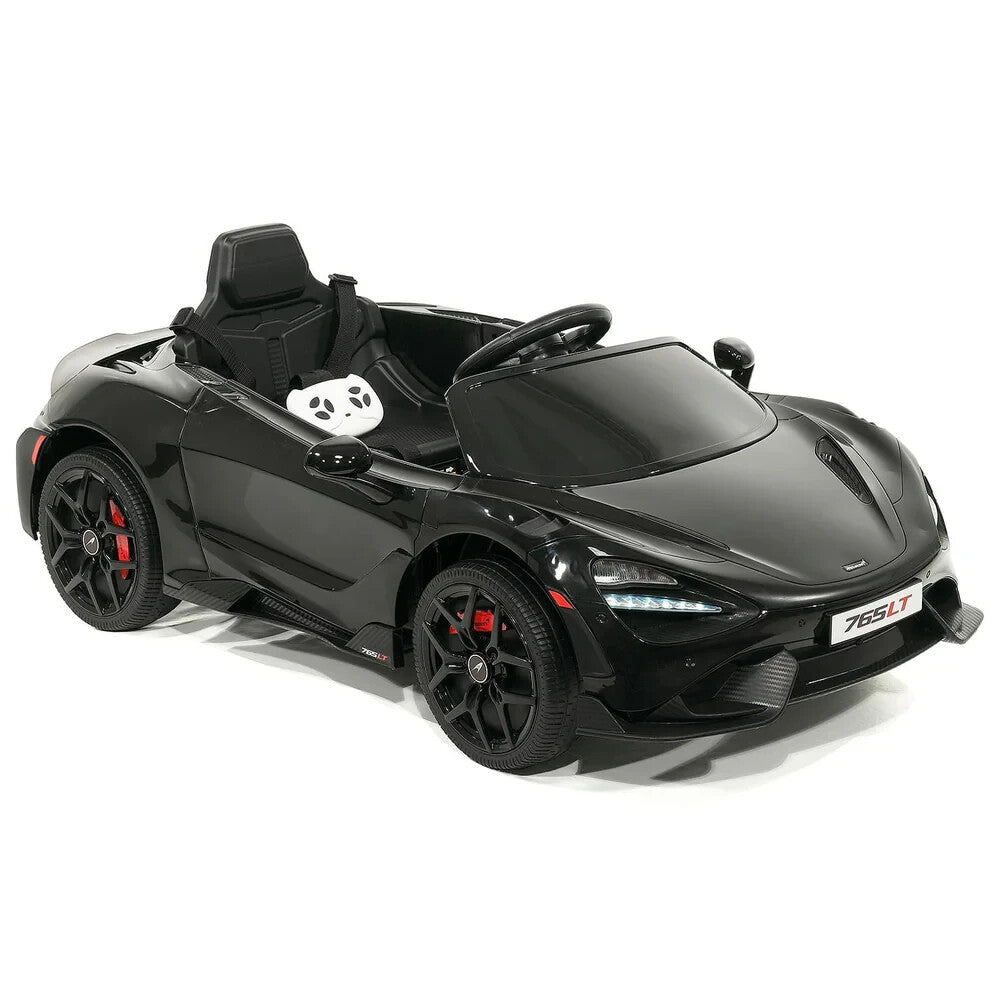 Licensed Kids 12V McLaren 765LT Ride-On Sports Car with Rubber Tires,