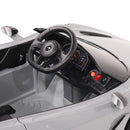 Licensed Kids 12V McLaren 765LT Ride-On Sports Car with Rubber Tires, Lights, Music, and Remote Control Magic Cars 9