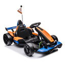Licensed McLaren 24V Battery-Powered Kids Ride-On Go-Kart with Bluetooth and 2-Speed Modes Magic Cars 8