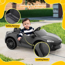 Licensed McLaren Ride-On Car with Hydraulic Doors, Remote Control, and 2 Speeds - Black Magic Cars 1
