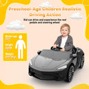 Licensed McLaren Ride-On Car with Hydraulic Doors, Remote Control, and 2 Speeds - Black Magic Cars 5