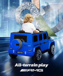 Mercedes-Benz AMG G63 Blue All-Terrain Ride-On Toy for Kids Magic Cars 4