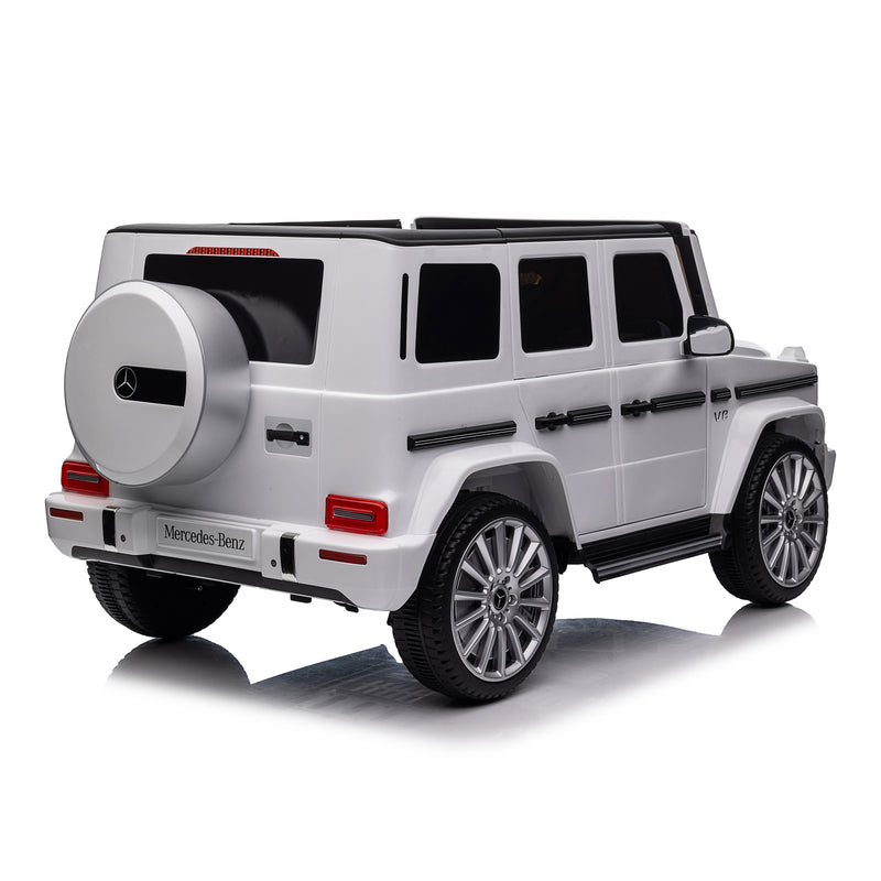 Licensed Mercedes-Benz G500 24V Battery-Powered Kids Ride-On Truck with Remote Control Magic Cars 12