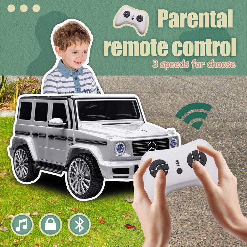 Licensed Mercedes-Benz G500 24V Battery-Powered Kids Ride-On Truck with Remote Control Magic Cars 4