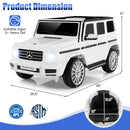 Mercedes-Benz G500 12V Battery-Powered Ride-On Truck for Kids Magic Cars 1