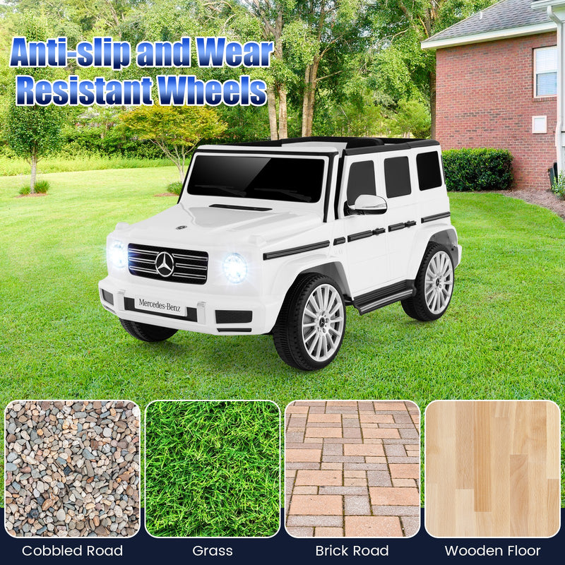 Mercedes-Benz G500 12V Battery-Powered Ride-On Truck for Kids Magic Cars 3