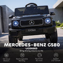 Mercedes-Benz G580 12V Kids Ride-On Car with Remote Control - Black Magic Cars 5
