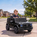 Mercedes-Benz G580 12V Kids Ride-On Car with Remote Control - Black Magic Cars 9
