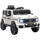 Mercedes-Benz G580 12V Kids Ride-On Car with Remote Control - White Magic Cars 1