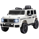 Mercedes-Benz G580 12V Kids Ride-On Car with Remote Control - White Magic Cars 4