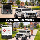 Mercedes-Benz G580 12V Kids Ride-On Car with Remote Control - White Magic Cars 6