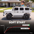 Mercedes-Benz G580 12V Kids Ride-On Car with Remote Control - White Magic Cars 8
