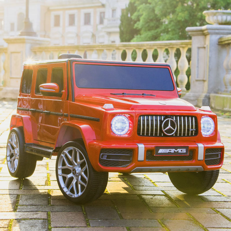 Mercedes Benz G63 12V Electric Kids Ride-On Car with Remote Control Red Magic Cars 18