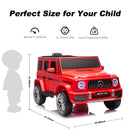 Mercedes Benz G63 12V Electric Kids Ride-On Car with Remote Control Red Magic Cars 8
