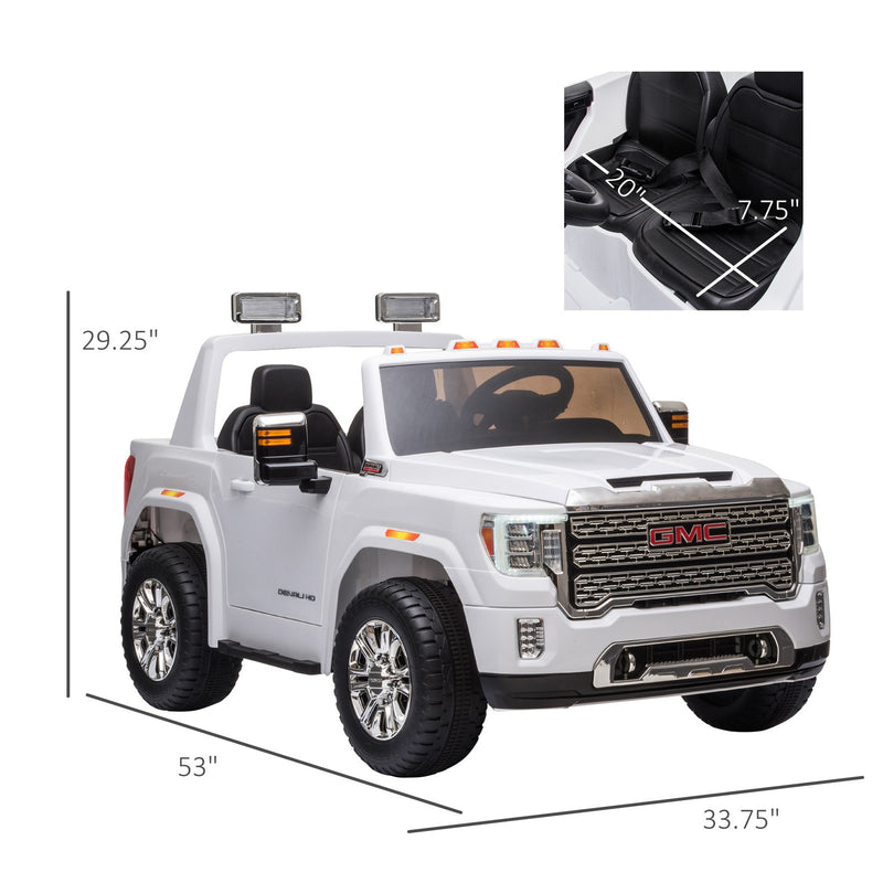 Licensed Sierra HD Outdoor Electric Kids Car with Headlights, Suspension, and Music Magic Cars 2