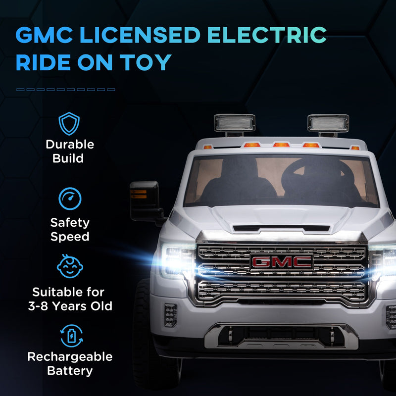 Licensed Sierra HD Outdoor Electric Kids Car with Headlights, Suspension, and Music Magic Cars 4