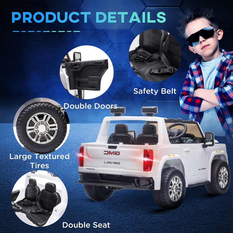 Licensed Sierra HD Outdoor Electric Kids Car with Headlights, Suspension, and Music Magic Cars 7