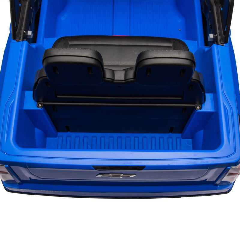 24V Electric Silverado Ride-On Truck for Kids 2-Seater with Remote Control Magic Cars 12