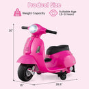 6V Electric Ride-On Vespa Scooter for Kids Licensed Motorcycle Model Magic Cars 6