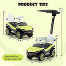 3-in-1 Kids Ride-On Push and Sliding Car with Music and Lights Magic Cars 1