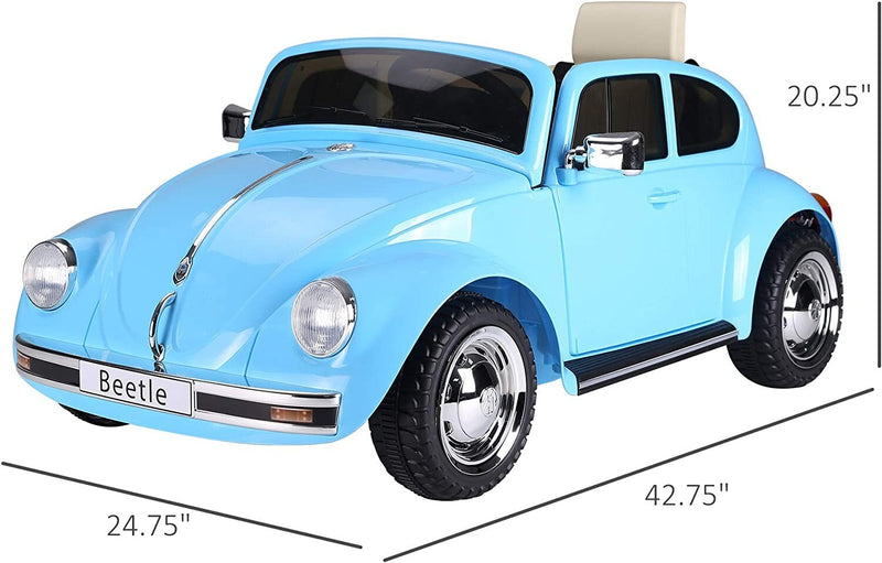 Volkswagen Beetle Electric Ride-On Car for Kids Ages 3–6 Years Magic Cars 7