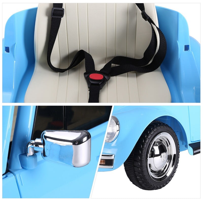 Electric 6V Battery-Powered Kids Ride-On Volkswagen Beetle Car Toy Magic Cars 3