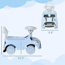 Blue Toddler Ride-On Toy with Horn for Kids Boys and Girls Magic Cars 5