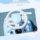 Blue Light Ride-On Toy for Toddlers with Horn for Kids Boys and Girls Magic Cars 3