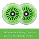 Light Green Polyurethane Wheels for Wiggle Cars Magic Cars 2