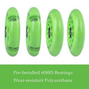 Light Green Polyurethane Wheels for Wiggle Cars Magic Cars 3