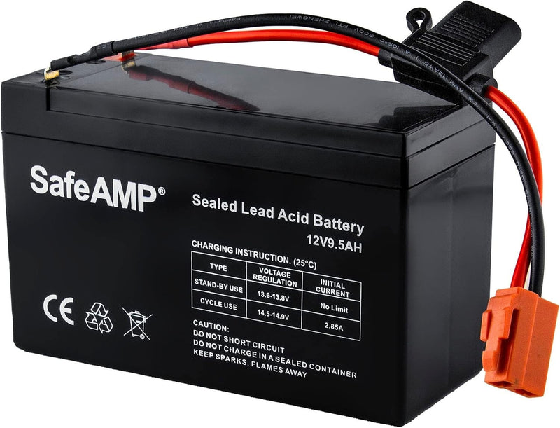 Lightweight 12 Volt Replacement Battery with Red Pin Connector for Ride-On Toys Magic Cars 2