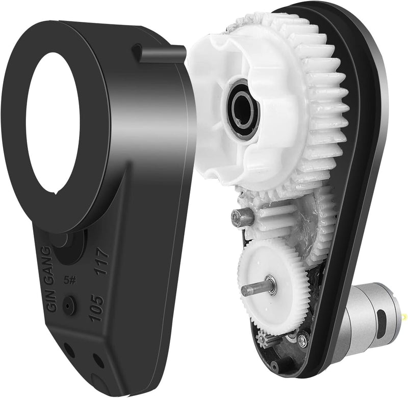 12V Lightweight Gearbox with Cooling Fan for Ride-On Toy Performance Magic Cars 4