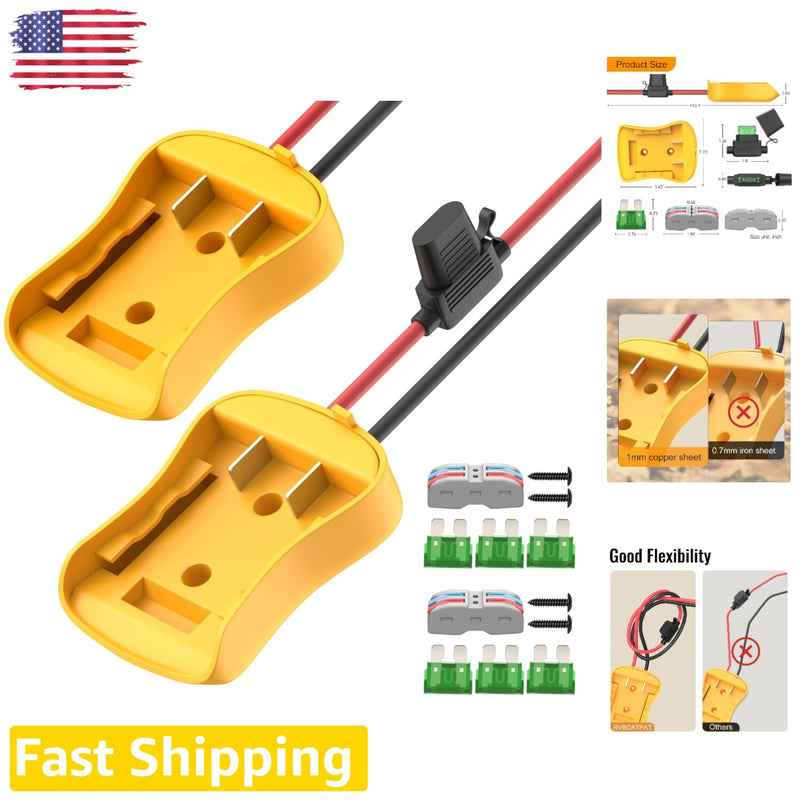 Lightweight 20V Battery Converter Kit with 30A Fuses for RC Cars and DIY Projects Magic Cars 0